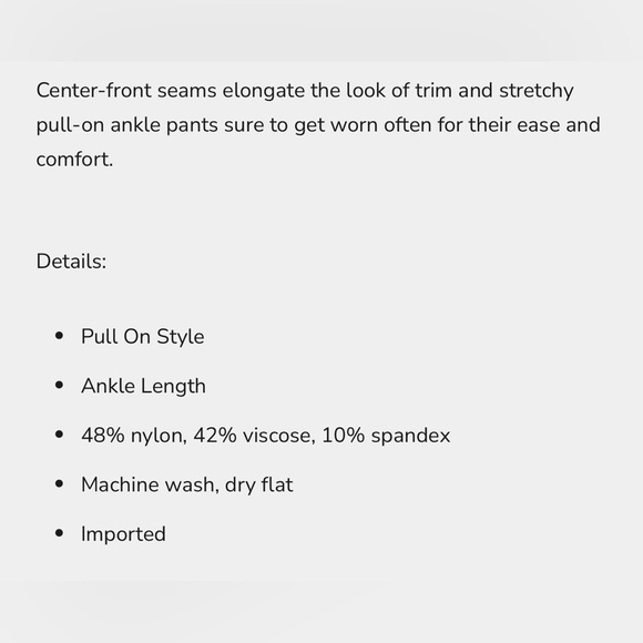 Capsule 121 The Unity Straight Pant Black L - Picture 12 of 12